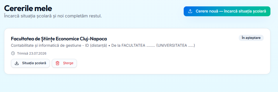 5. Așteptați aici răspunsul